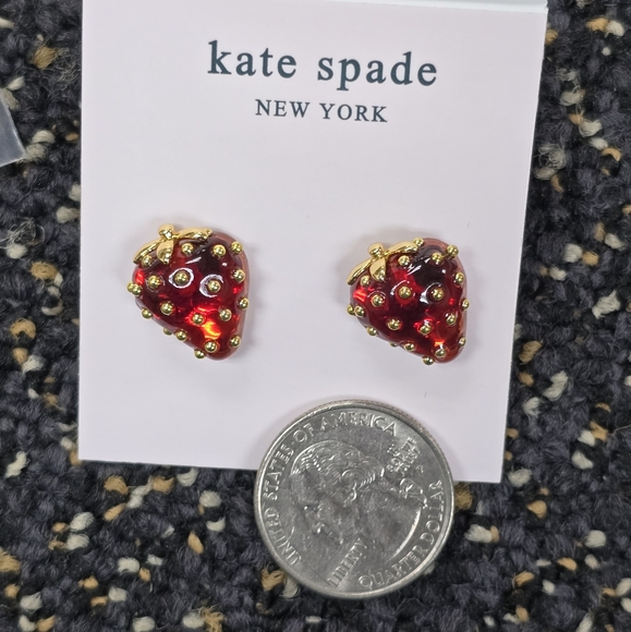 Kate Spade Strawberry Stud Earrings - Picture 5 of 6